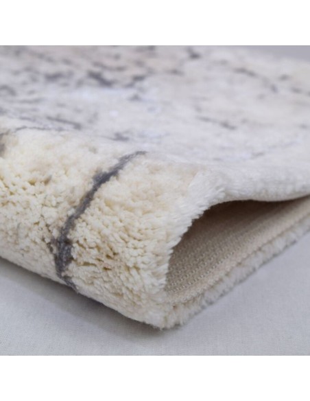 Tapis de Bain - Caracas Gris Argent - 3 tailles