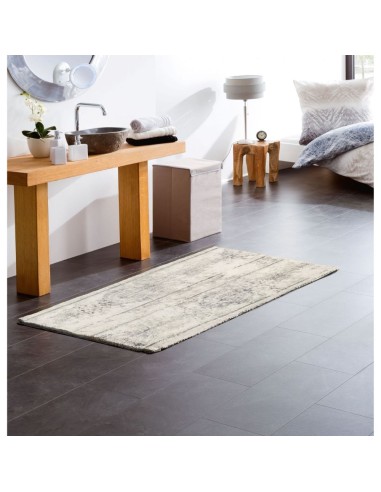 Tapis de Bain - Caracas Gris Argent - 3 tailles