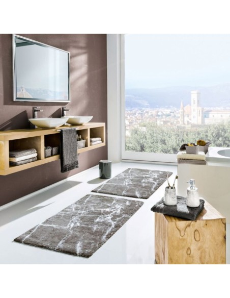 Tapis de Bain - Como Platine - 3 tailles