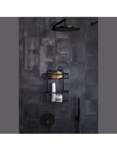Panier étagère de Douche Double - Auto-Adhésif...