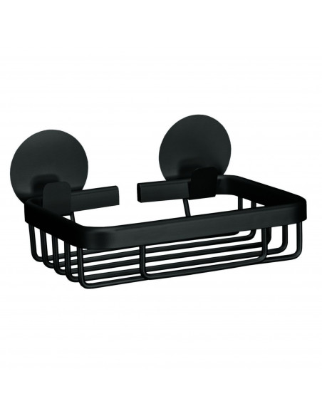 Porte Savon Mural Auto-Adhésif - Noir