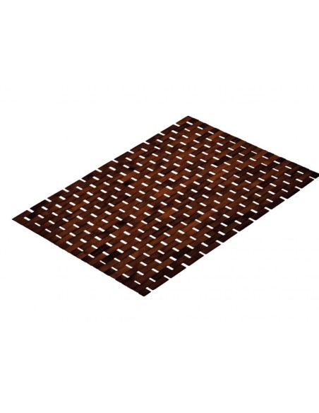 Caillebotis en bambou brun