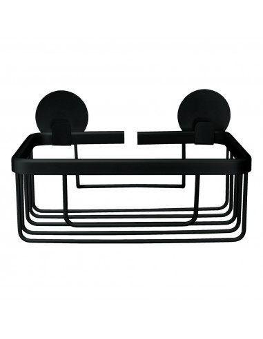 Panier Etagère de Douche Auto-Adhésif - Noir