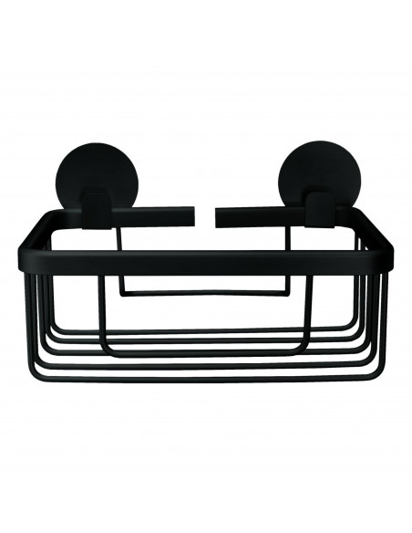 Panier Etagère de Douche Auto-Adhésif - Noir