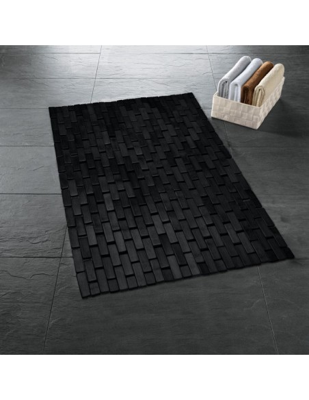 Caillebotis en Bambou - Palito - Noir - 50 x 70cm