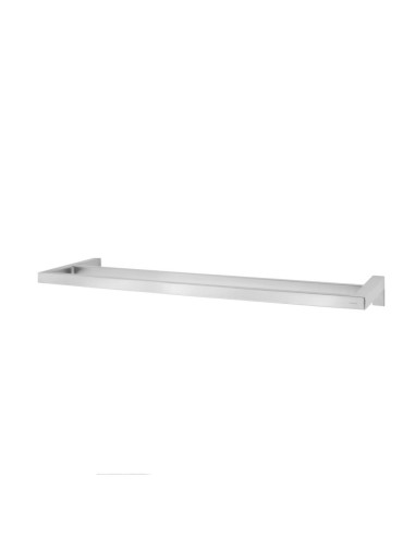 Porte Serviette Mural Double - Menoto - 64cm - Inox Mat