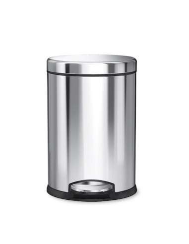 Poubelle Salle de Bain - Anti Traces 4.5L -...