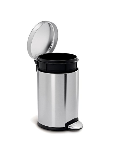 Poubelle Salle de Bain - Anti Traces 4.5L -...