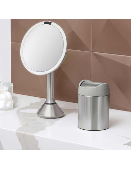 Mini Poubelle - 1.5L - Acier Inoxydable Brossé - CW2084