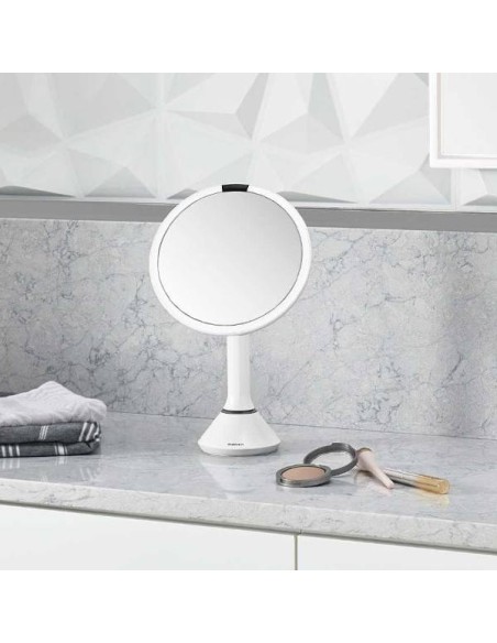 Miroir Grossissant X5 - Lumineux - Rechargeable - Blanc  ST3054