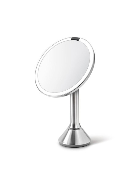 Miroir Grossissant X5 - Lumineux - Rechargeable - Inox Brossé ST3052