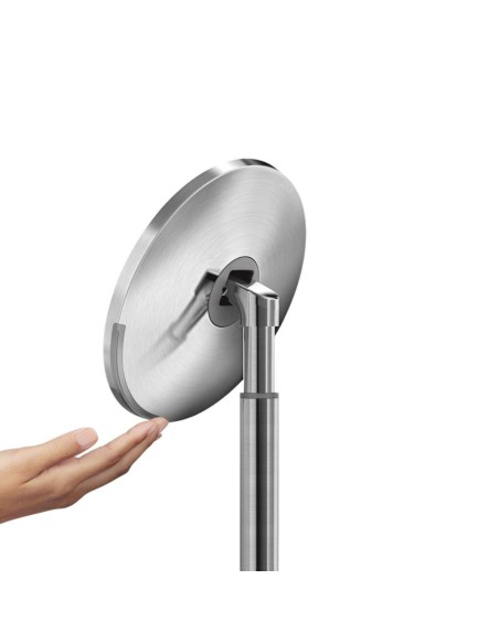 Miroir Grossissant X5 - Lumineux - Rechargeable - Inox Brossé ST3052