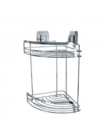 Panier Etagère double d'Angle de Douche -...