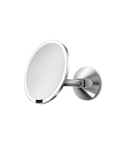Miroir Mural Grossissant X5 - Lumineux- Inox...
