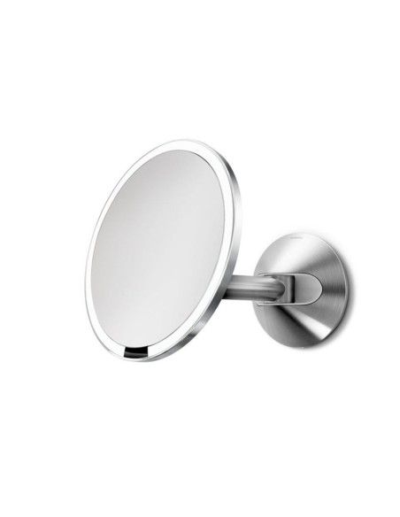 Miroir Mural Grossissant X5 - Lumineux- Inox Brossé ST3003