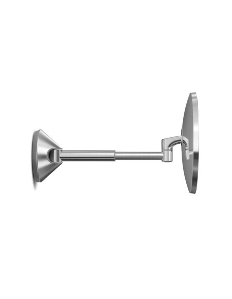 Miroir Mural Grossissant X5 - Lumineux- Inox Brossé ST3003