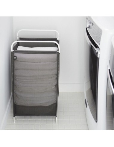 Panier à Linge Pliable Souple - "Cinch" - Gris