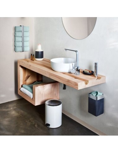 Panier à Linge Mural - Nexio - Inox Poli...