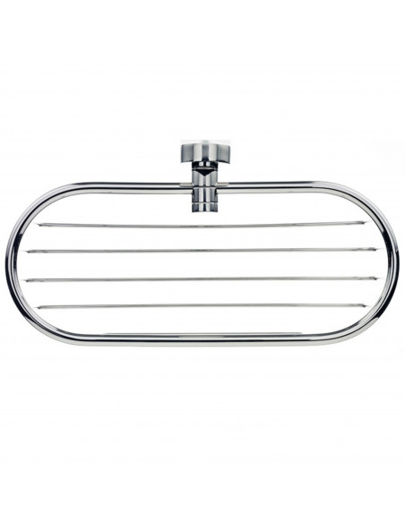 Panier Etagère de Douche Lucido - A visser ou Coller - Inox Brillant