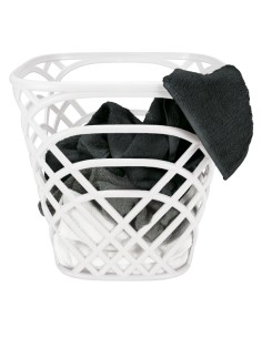 Panier à Linge Design et Tabouret - Scandic - Blanc