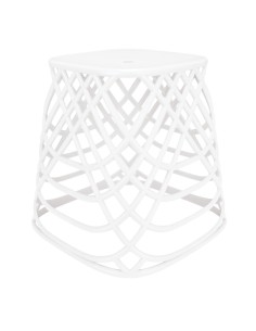 Panier à Linge Design et Tabouret - Scandic - Blanc 2