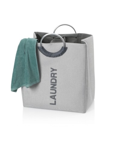 Panier à Linge Double - Palma - Gris