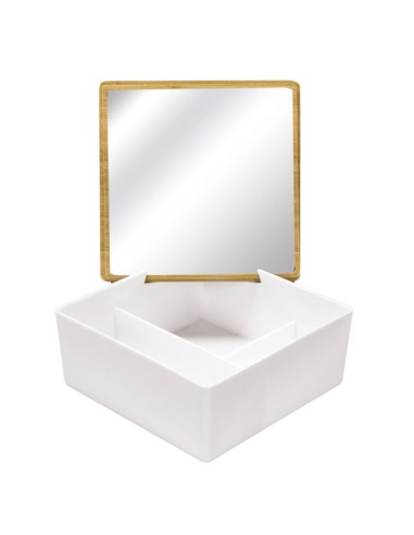 Boîte à Bijoux avec Miroir - Timber Box