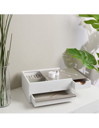 Boîte à Bijoux - Stowit Box - Bois Blanc et...