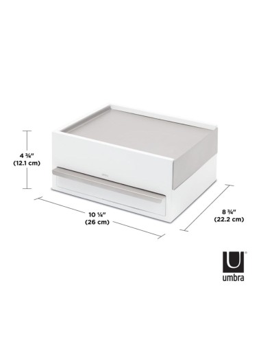 Boîte à Bijoux - Stowit Box - Bois Blanc et...