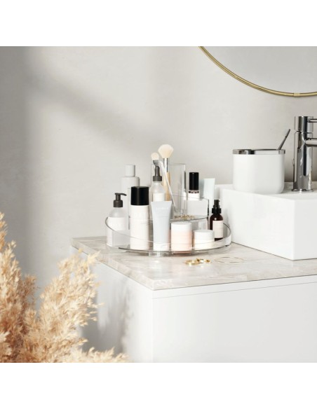 Rangement Maquilage et produits de beauté Pivotant - Cascada - Transparent