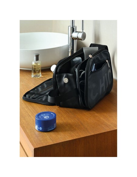 Trousse de toilette homme modèle Jules - "Chic" - Noire