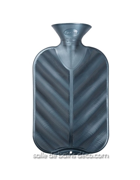 Bouillotte à Eau - 3D - Bleu Acier - 2L