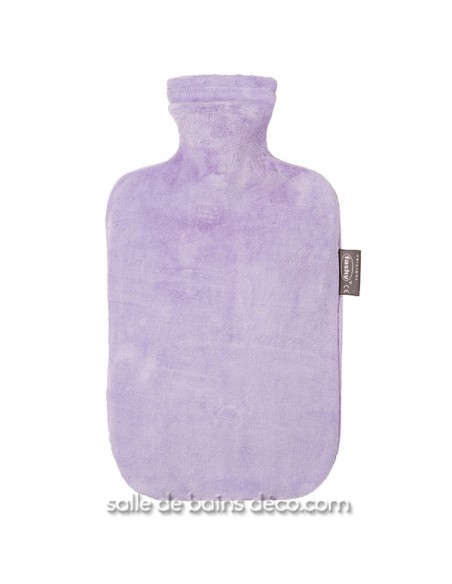 Bouillotte à Eau - Velour - Lavande - 2L