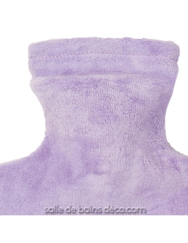 Bouillotte à Eau - Velour - Lavande - 2L