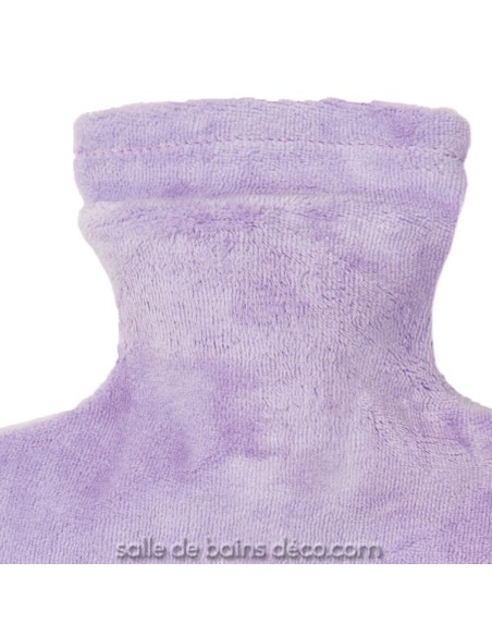 Bouillotte à Eau - Velour - Lavande - 2L