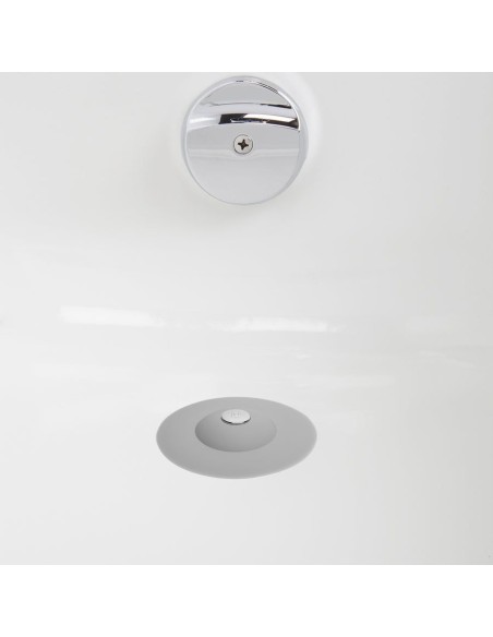 Bouchon de vidange flexible et attrape-cheveux - Flex - Gris