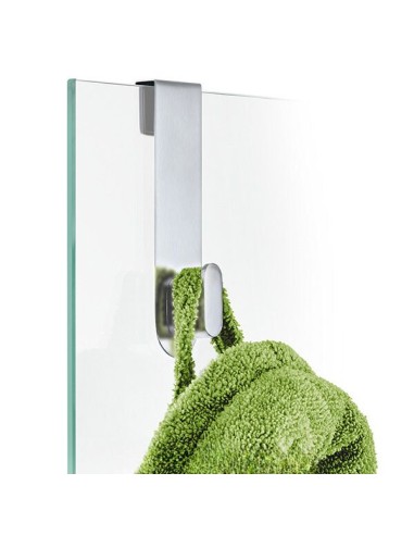 Patère Porte de Douche - Areo - Inox Mat