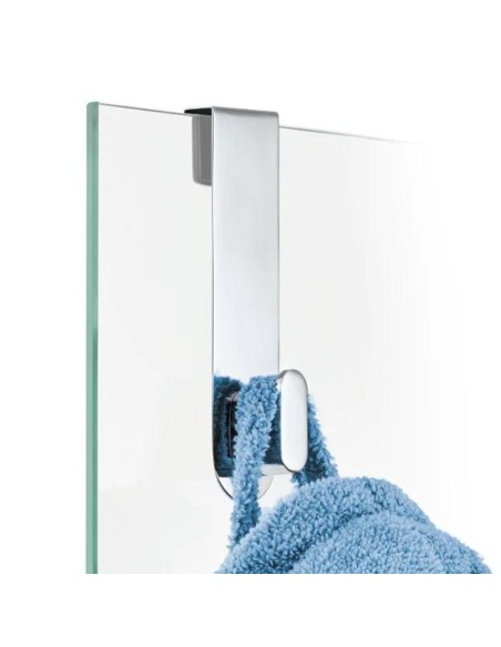Patère Porte de Douche - Areo - Inox Poli Brillant