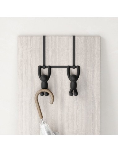 Patère de Porte - Buddy OTD Double Hook - Noir