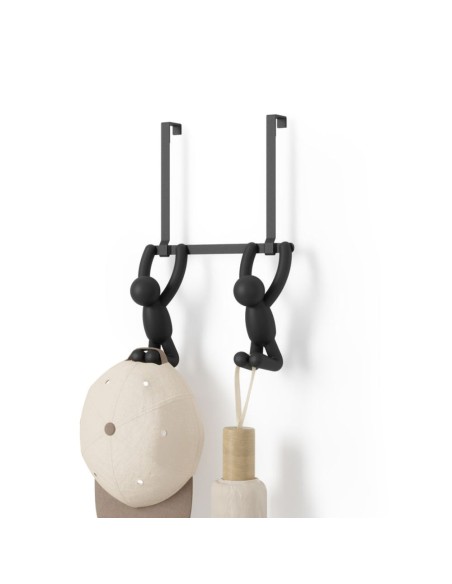 Patère de Porte - Buddy OTD Double Hook - Noir