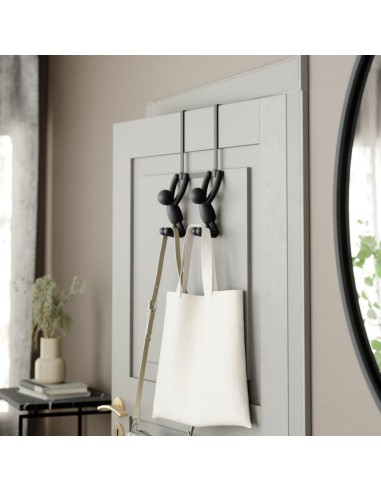 Patère de Porte - Buddy OTD Double Hook - Noir