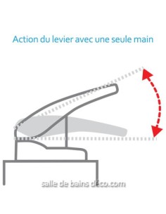 Distributeur de Savon Carré - 444ml - Transparent /Chromé 2