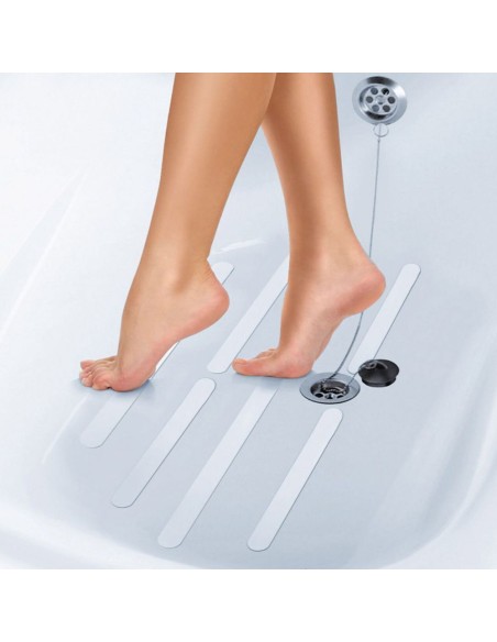 Bandes Antidérapantes pour Douche Baignoire - Lot de 6