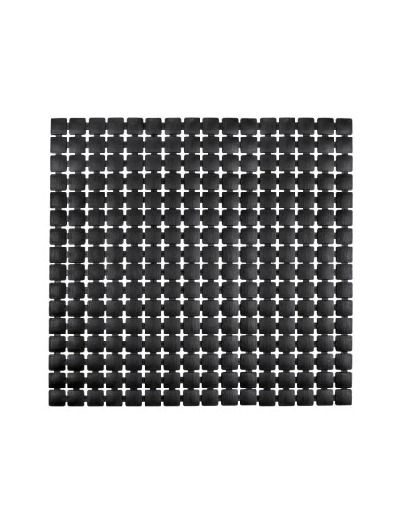 Tapis Antidérapant pour la douche (découpable) Gatty - 54x54cm - Noir