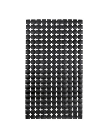 Tapis Antidérapant pour la Baignoire (découpable) Gatty - 39x68cm - Noir