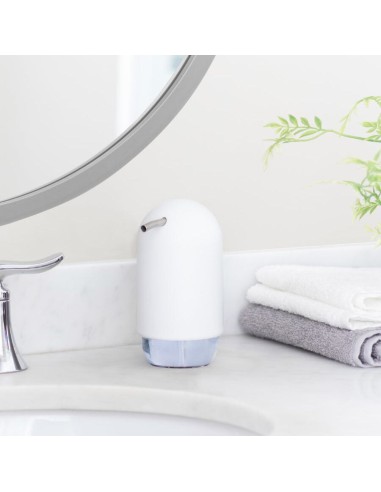 Distributeur de Savon - Touch - 236ml - Blanc -...