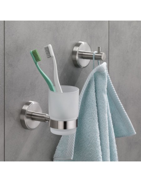 Gobelet Mural - Marbea -  Inox Mat