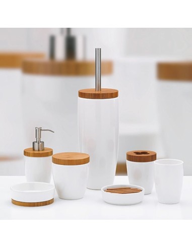 Balayette WC - Natura - Bambou et Céramique...