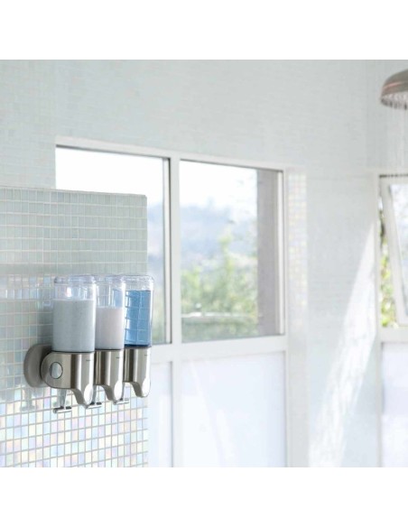 Distributeur de Savon Mural - Triple Pompe - 3x 444ml - BT1029