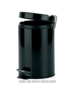 Poubelle à pédale - Kali - 3L - Noire
